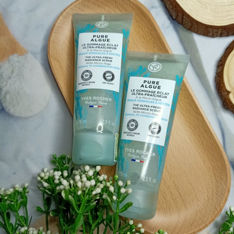 Mẫu mới Tẩy tế bào chết Hydra Vegetal Yves Rocher 75ml