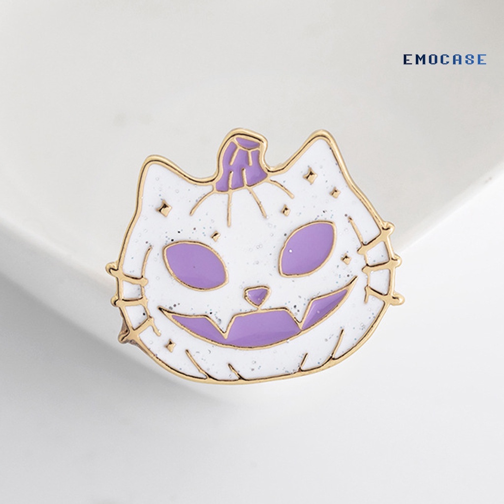 Ghim Cài Áo Hình Bí Ngô Hoạt Hình Bằng Hợp Kim Chống Trầy Xước