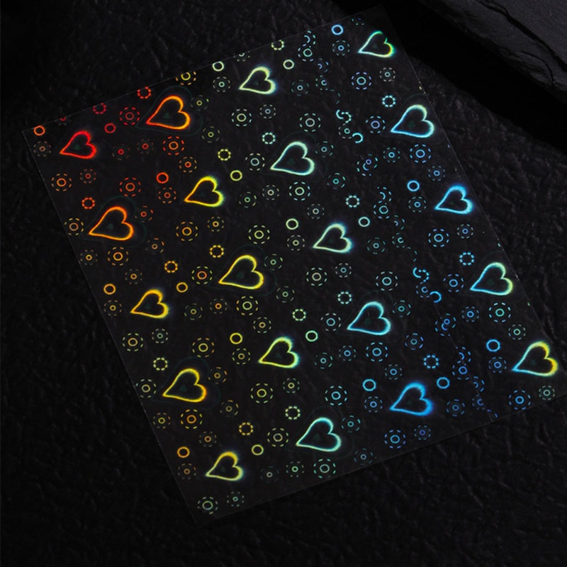 Miếng Dán Trang Trí Móng Tay Hình Trăng Sao Lấp Lánh YOUYO