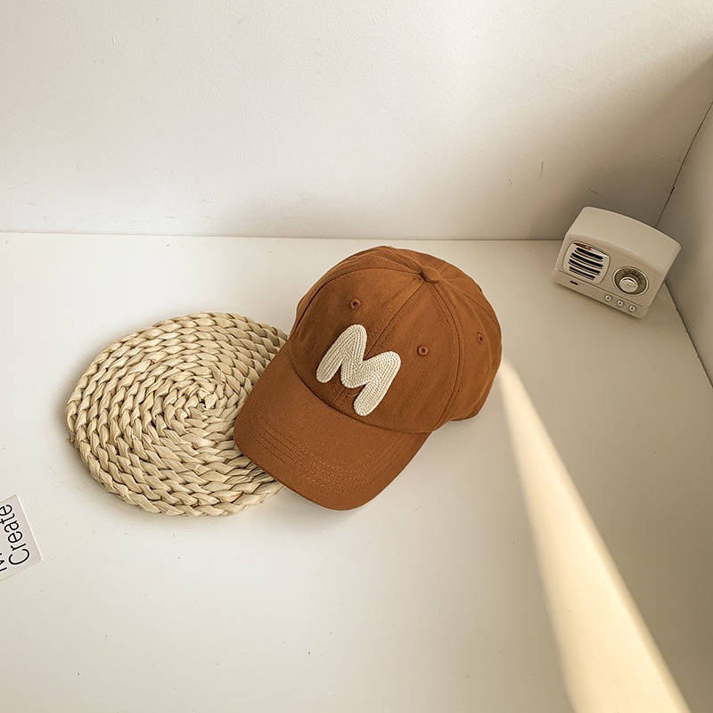 Mũ Lưỡi Trai Thêu Chữ M Thiết Kế Mới 2022 Thời Trang Cho Bé