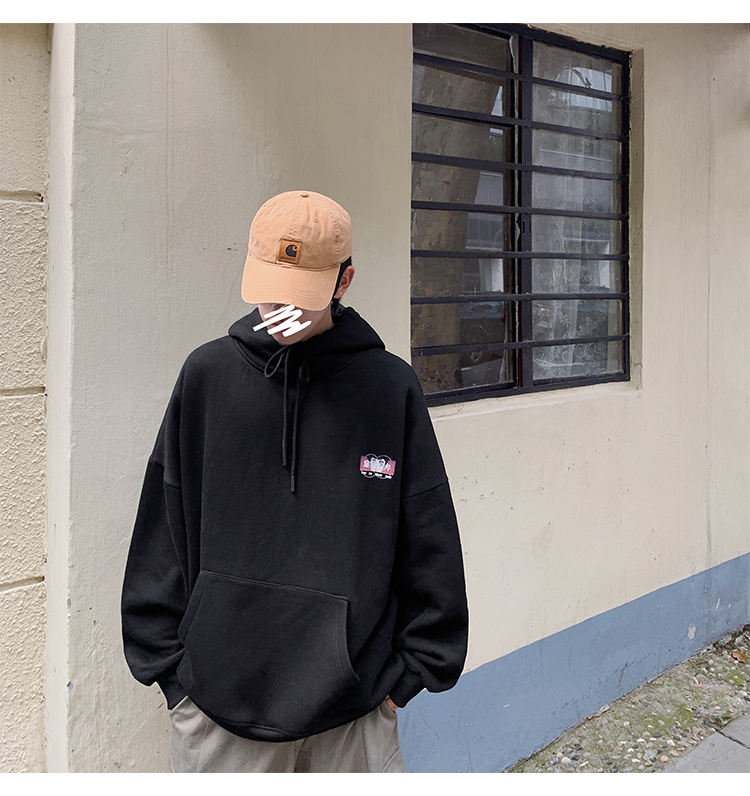 Áo Hoodie Dáng Rộng Thiết Kế Giản Dị Dành Cho Cặp Đôi | BigBuy360 - bigbuy360.vn