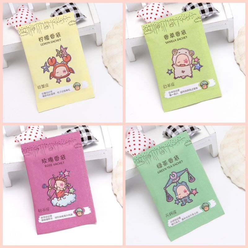 Túi Thơm Mini Cung Hoàng Đạo Đáng Yêu _ Túi Thơm Treo Phòng