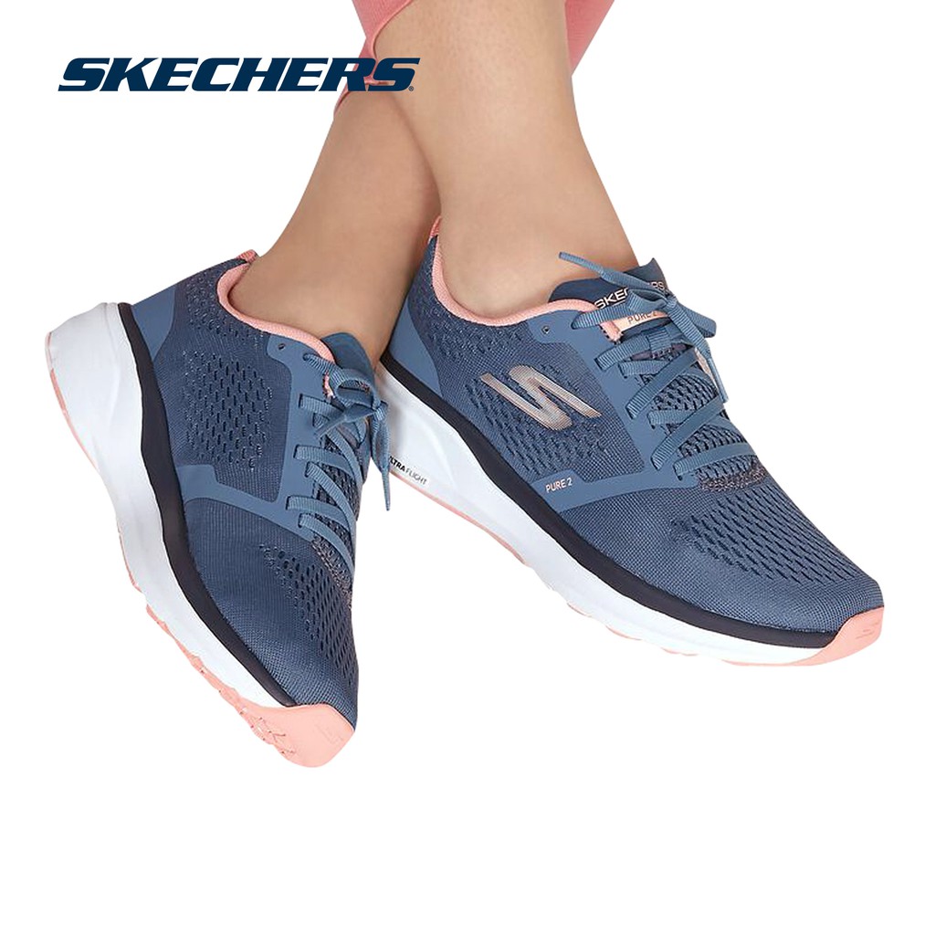 Giày chạy bộ nữ SKECHERS Pure 2 128091-BLCL