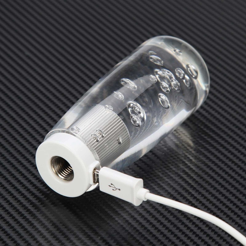 Tay Nắm Cần Số Xe Hơi Có Đèn LED Màu gradient Hình Bong Bóng Trong Suốt 1015 / 20 / 25 / 30CM