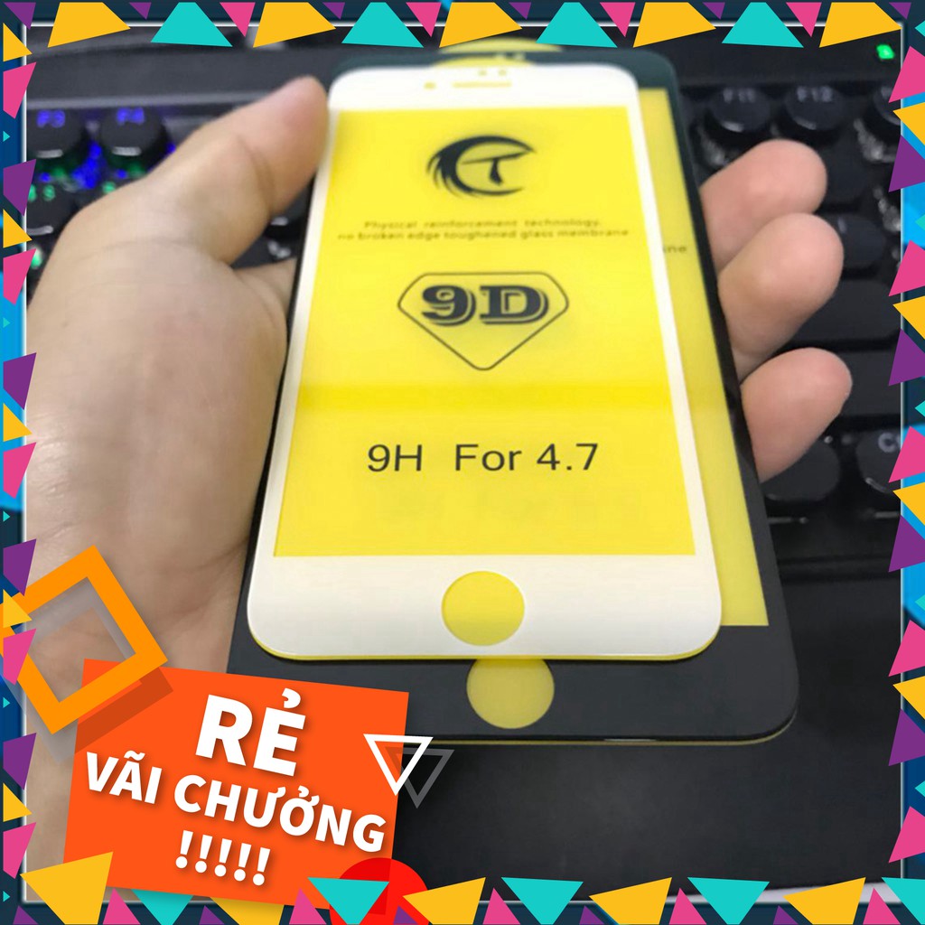 Kính cường lực 9d full màn iphone 5/5s/6/6s/6plus/6s plus/7/8/7plus/8plus/x/xs/xs max/11/11pro max - Awifi Case E1-2 [s