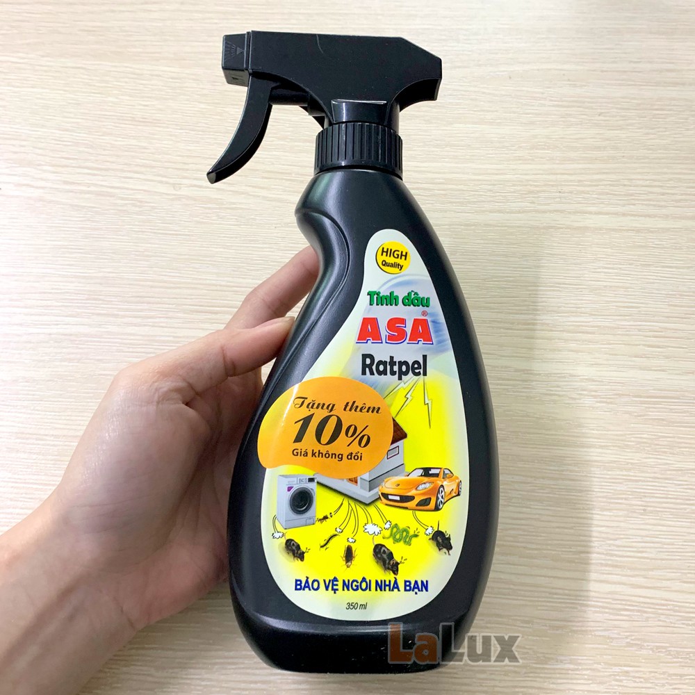 [COMBO 2] Chai Xịt Đuổi Chuột Tinh Dầu Bạc Hà ASA ( 350ML / Chai ) - Xịt Đuổi Chuột LALUX