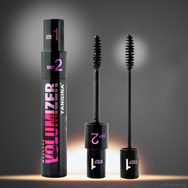 [Hàng mới về] Mascara kép màu đen uốn và kéo dài mi không thấm nước trang điểm gợi cảm | BigBuy360 - bigbuy360.vn