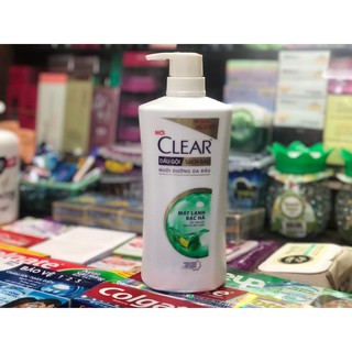 Dầu gội Clear bạc hà 880g