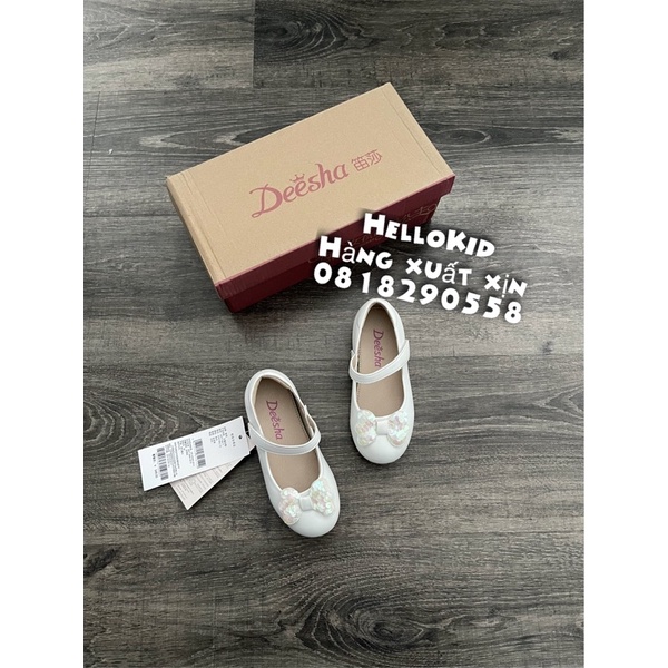 D21 - Giày nơ sequin deesha bé gái