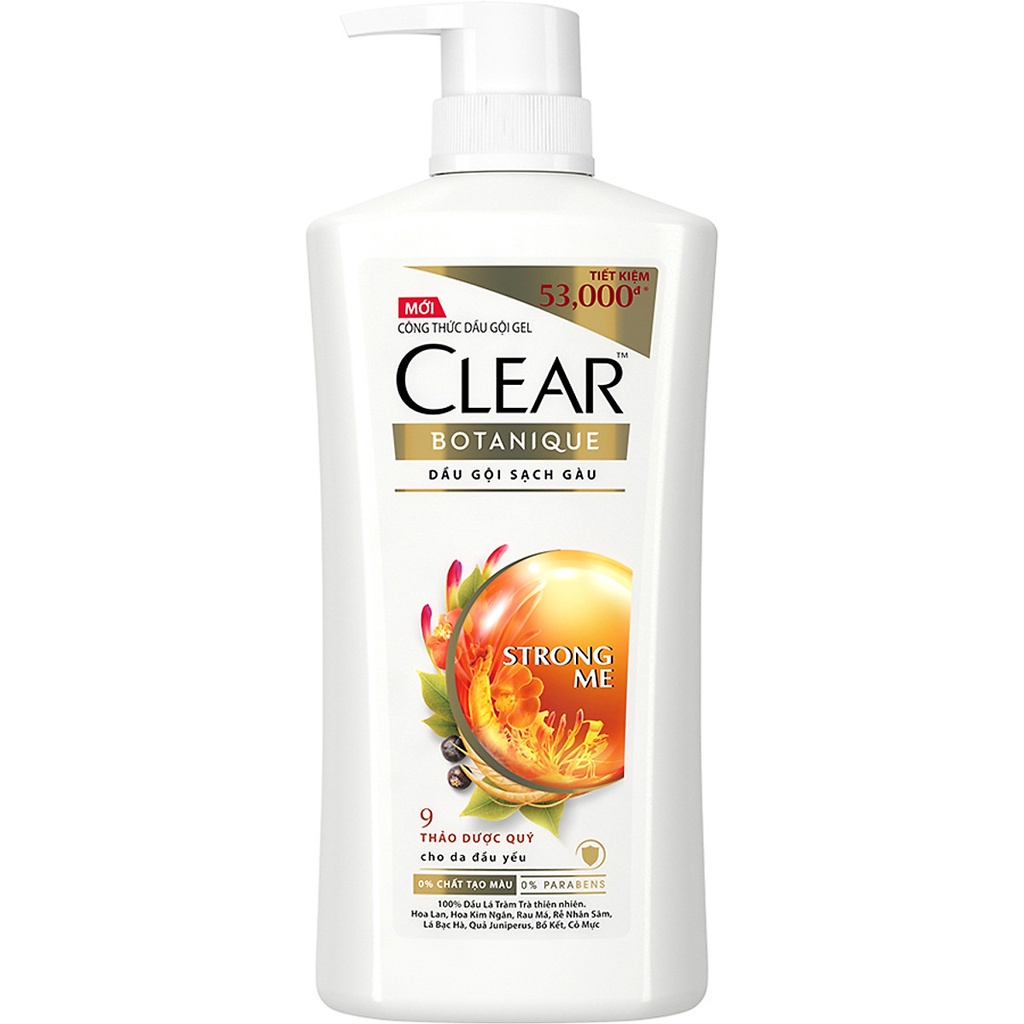 Dầu Gội Clear Thảo Dược (630g)