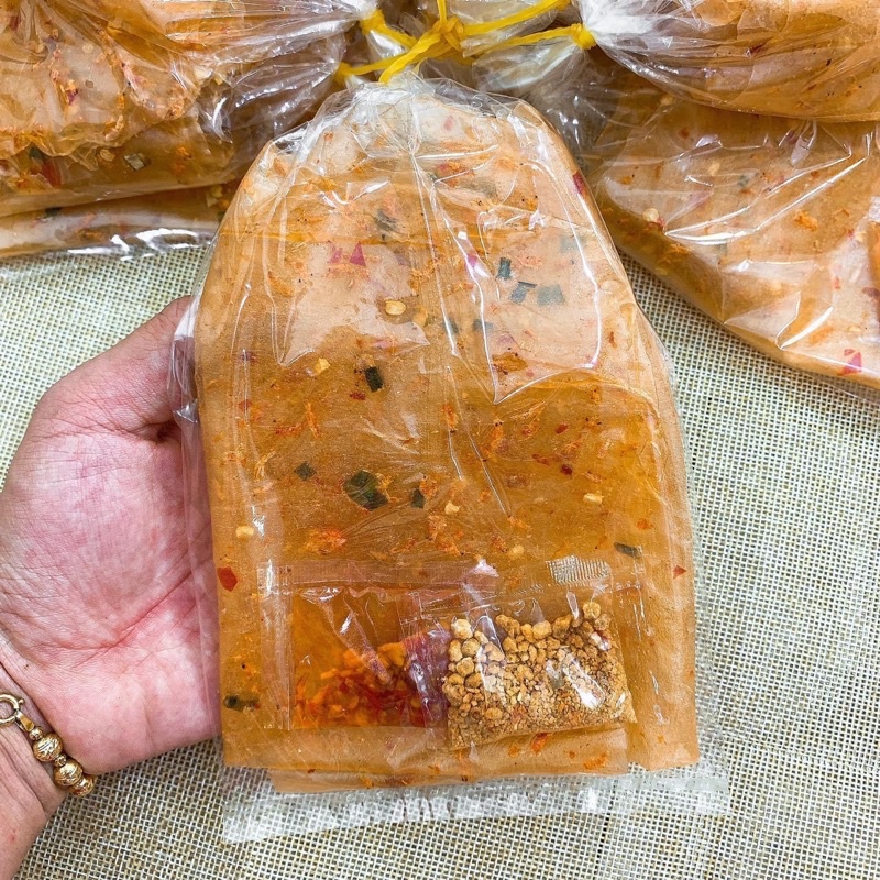 Bánh tráng dẻo tôm chấm cay Tây Ninh chính gốc