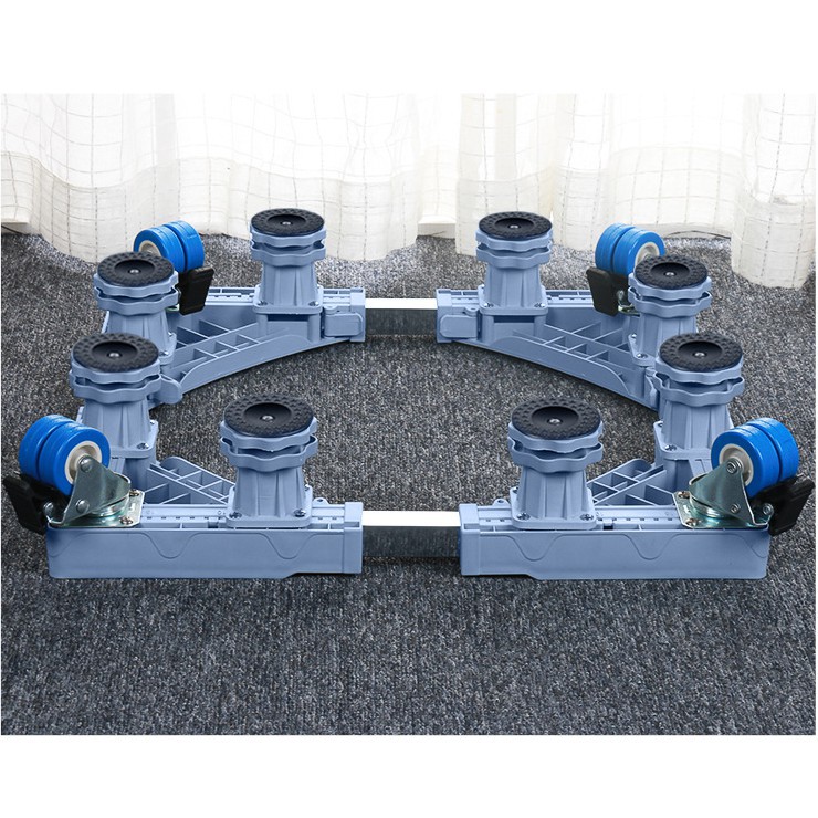 Chân kê máy giặt, chân tủ lạnh 8 chân đế 8 bánh xe