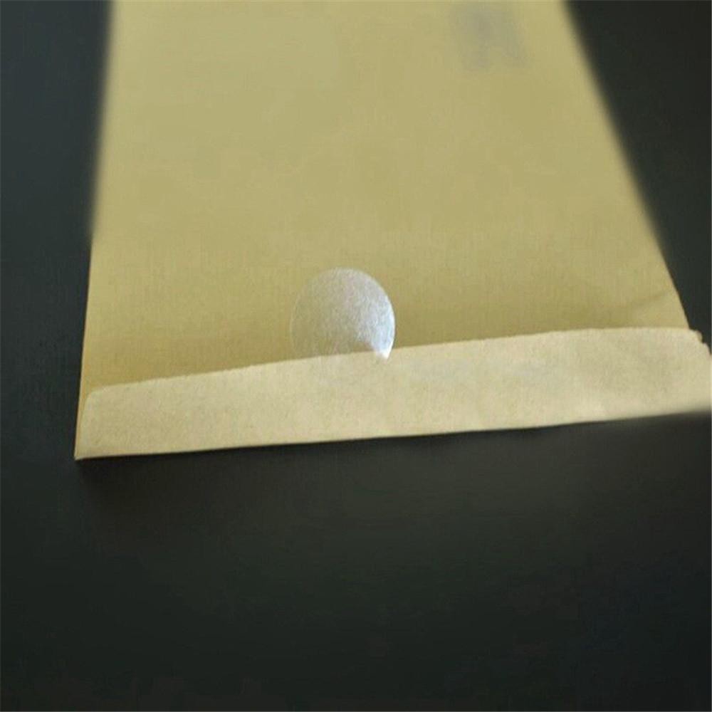 JUNE 8/24/48/70/96/132pcs PVC Dot Sticker Bags Transparent Self Adhesive Label Gloss New Round Wafer File Sealing