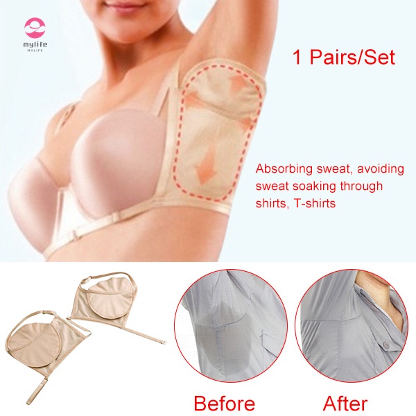 1 cặp miếng lót thấm hút mồ hôi vùng da dưới cánh tay có thể giặt sạch
 | BigBuy360 - bigbuy360.vn