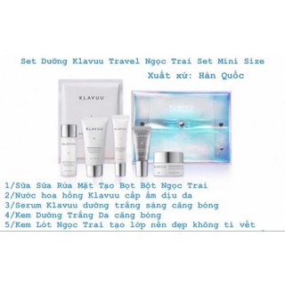 set dưỡng da Kalavuu mini 5 món