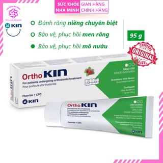 SKNM | Kem Đánh Răng Niềng, Chống Sâu Men, Phục hồi Nướu - ORTHOKIN Toothpaste 95g - Dùng Hàng Ngày