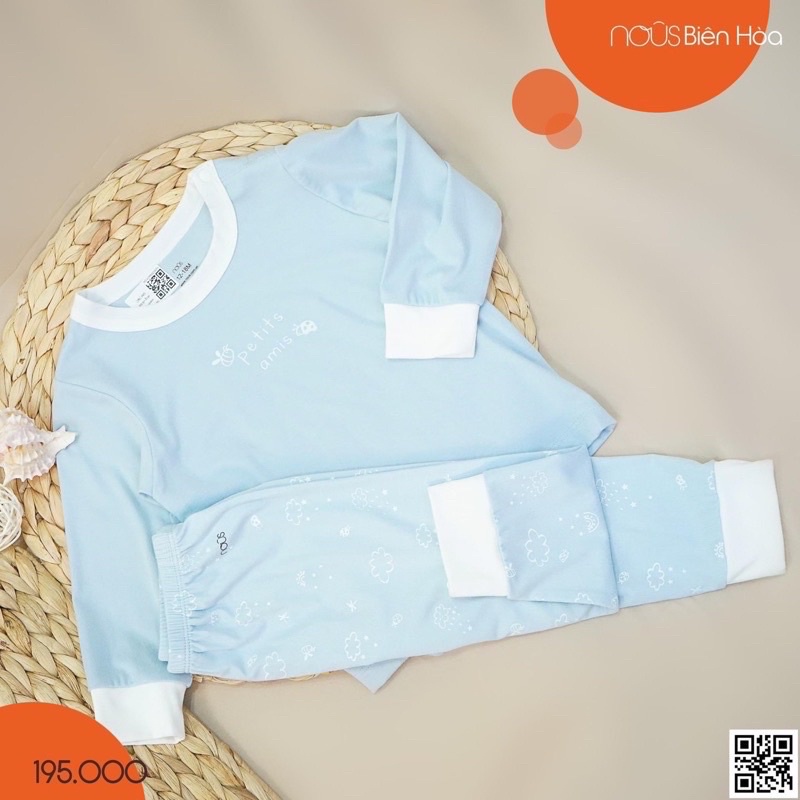 Bộ dài tay NOUS vải peptit chính hãng