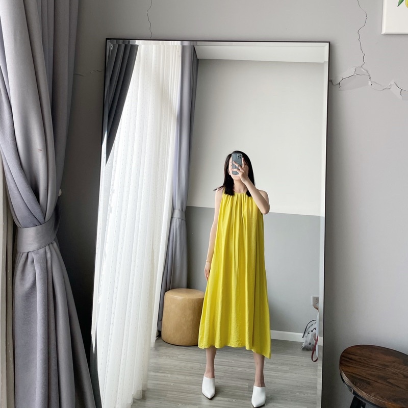 váy sát nách cốm