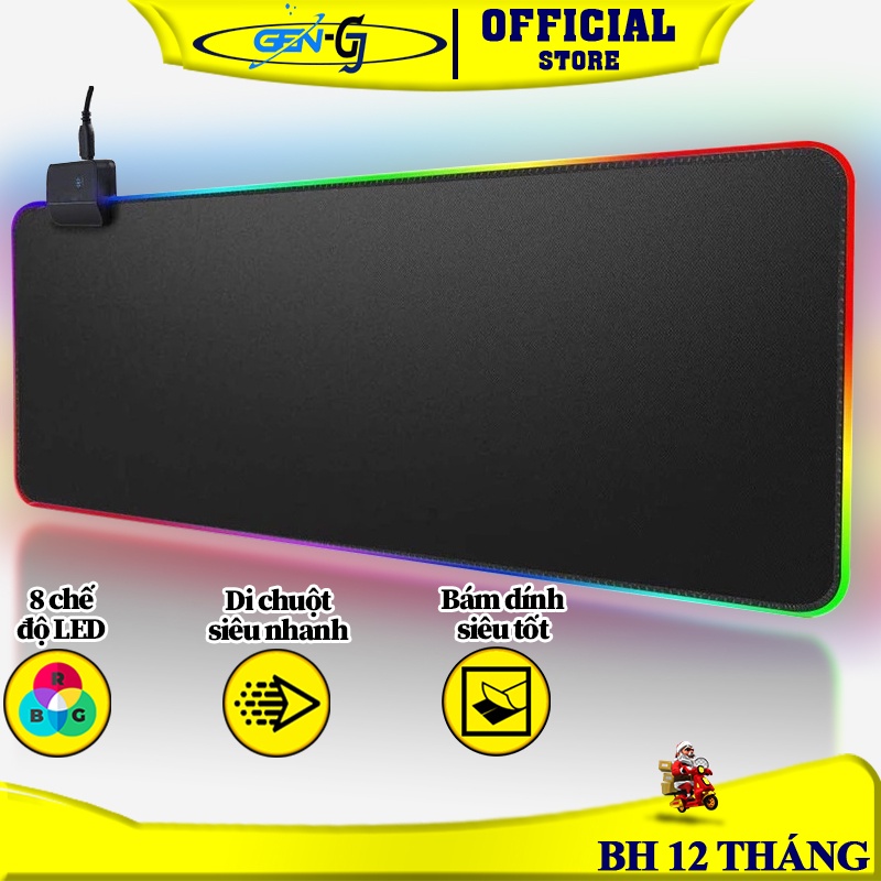 Lót Chuột Led RGB, Miếng Lót Chuột Cỡ Lớn 90cm Có Led 7 màu gaming, Chuyên Chơi Game siêu mượt mà. 7 Ngày Đầu Đổi Mới
