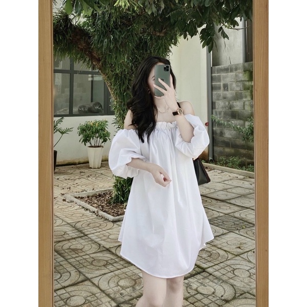 Áo Trễ Vai Tay Bí Phủ Quần an