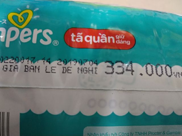 Bỉm quần Pamper size M 60 quần