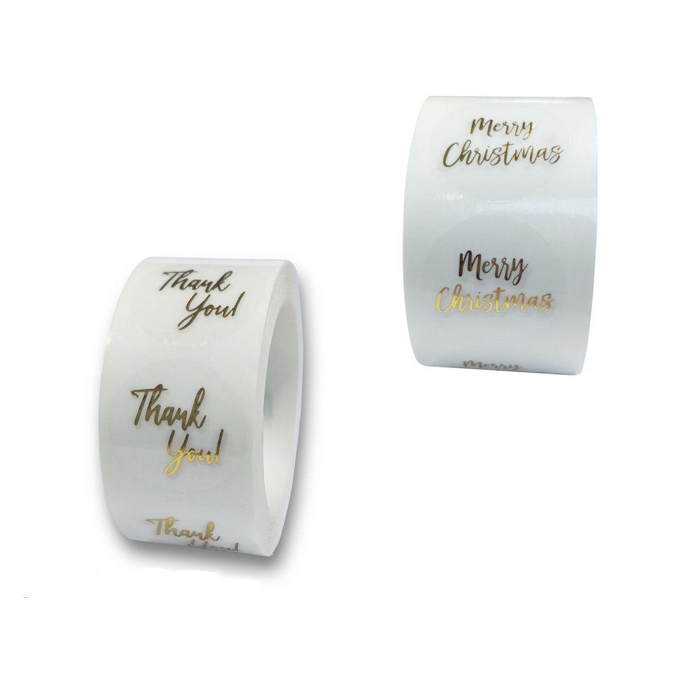 Nhãn Dán Trang Trí Sổ Tay / Thiệp Mời Chữ Thank You Độc Đáo