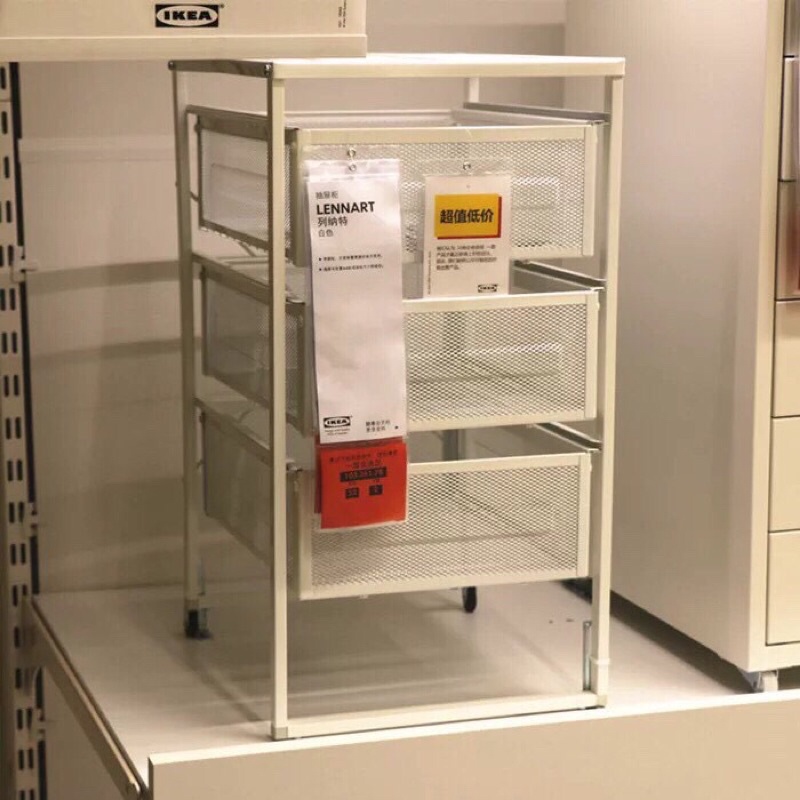 Kệ Để Tài Liệu Làm Việc IKEA  Giá Có Ngăn Kéo Để Đồ Skin Care Chimi House