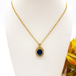 [SIÊU XẢ KHO] Dây Chuyền Nữ, Vòng Cổ Nữ Mặt Đính Đá Titan Xi Mạ Vàng Cao Cấp - Trang Sức Hava Hong Kong