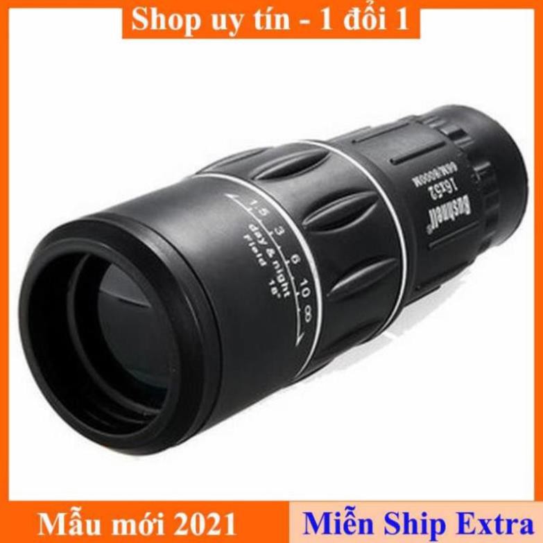 [ Xả kho tết] Ống nhòm 1 mắt, ống ngắm Bushnell 16x52 (Đen) - Chính hãng bảo hành 1 đổi 1