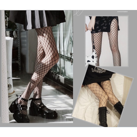 Quần Tất Vớ Mắt Lưới Nhiều Kích Cỡ, Co Dãn Phong Cách Sexy- Carotto