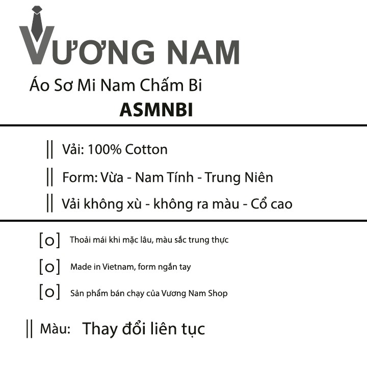 Áo sơ mi nam trung niên form rộng họa tiết ngắn tay vải cotton VN14D
