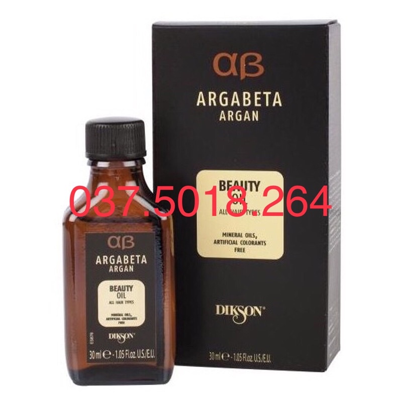 Tinh dầu Argabeta Oil Dikson 30ml phục hồi cấu trúc tóc hư tổn 30ml