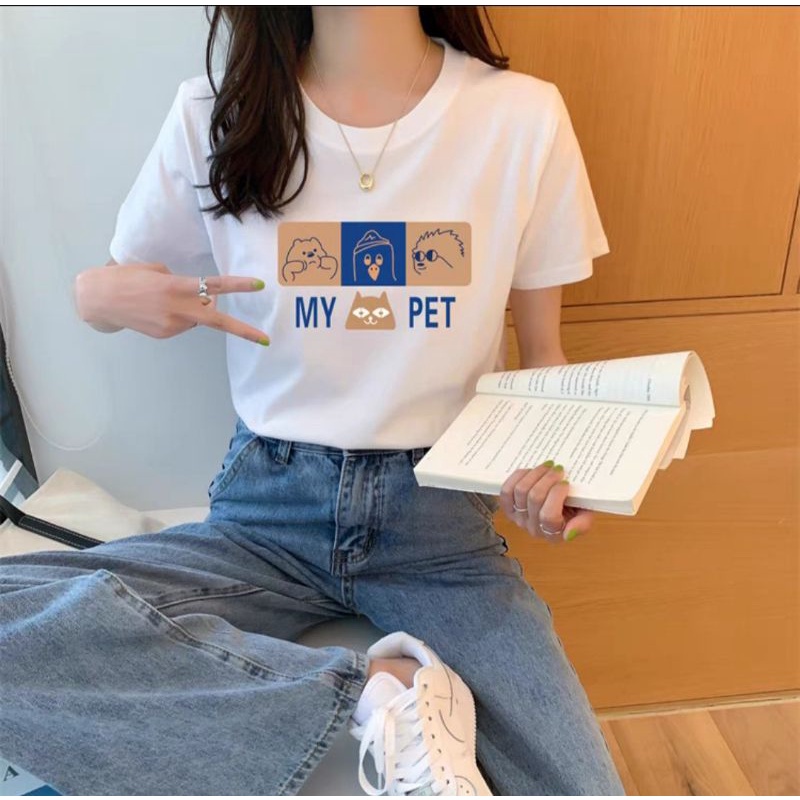 Áo thun nữ cổ tròn tay ngắn cộc tay mẫu mới kiểu dáng trẻ trung chất thun cotton cao cấp đẹp chuẩn hình