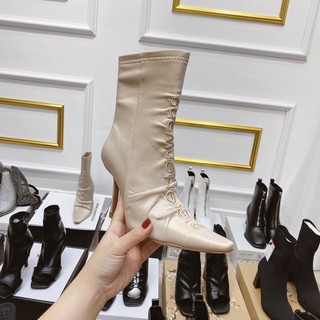 Bốt boot alex wang lụa gót nhonn spsl fullbox bill túi giấy