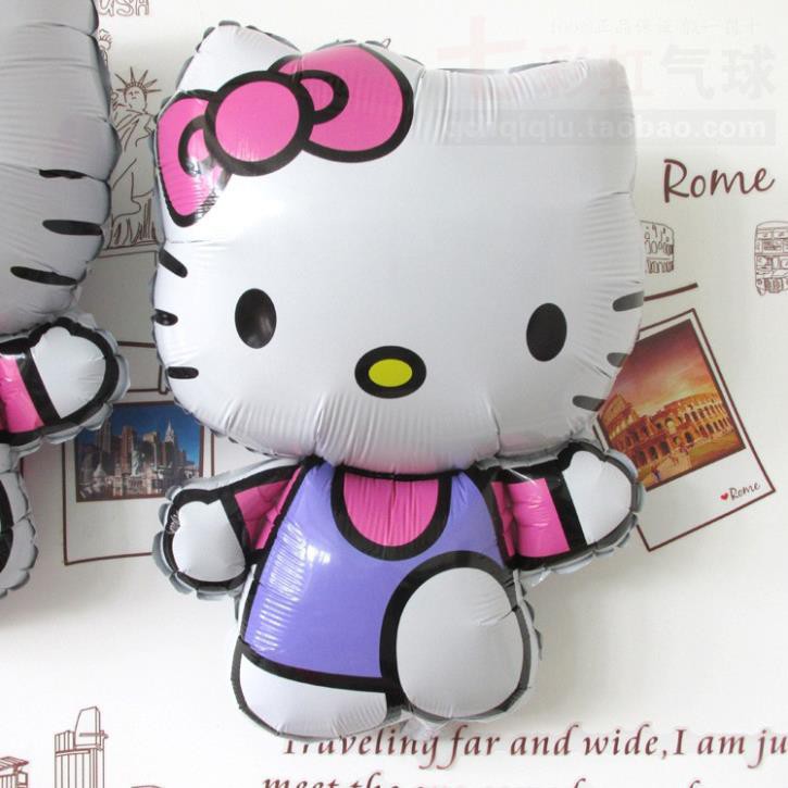 Bong bóng nhôm hình mèo Hello Kitty đáng yêu trang trí tiệc sinh nhật tiện dụng #TrangTriSinhNhat