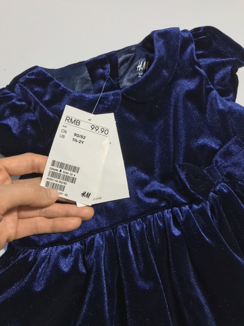 Váy dạ tiệc nhung xanh