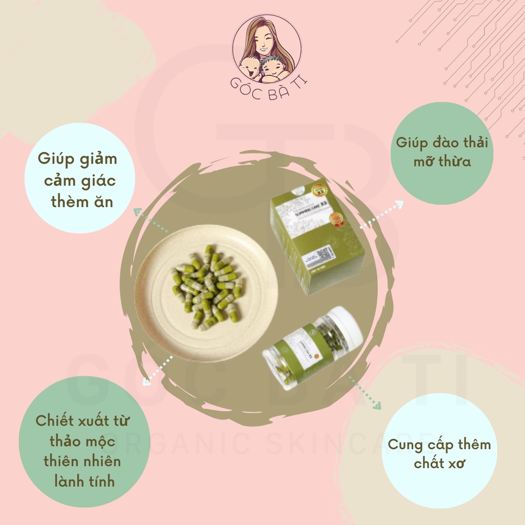 [ CHÍNH HÃNG BÁN TRÊN 5000SP ] TRÀ XANH GC SLIMMING CARE X3