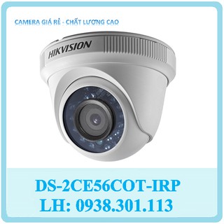 Camera hd-tvi dome hồng ngoại 1.0 megapixel hikvision ds-2ce56c0t-irp