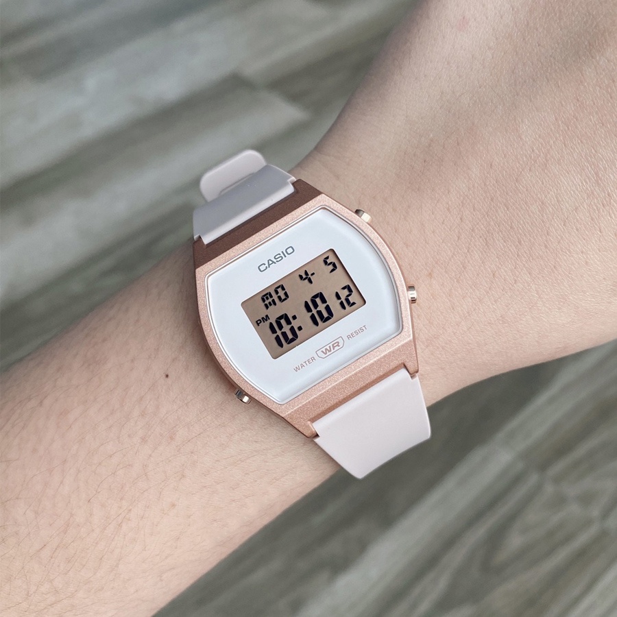 Đồng hồ nữ dây nhựa Casio Anh Khuê LW-204 LW-204-4ADF