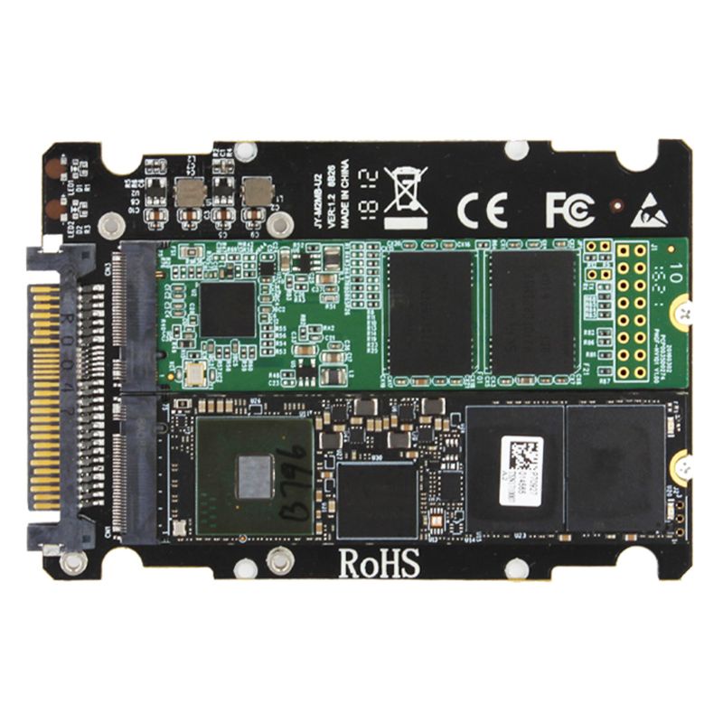 Bộ chuyển đổi Inter M.2 NVMe SATA-Bus NGFF SSD 2 trong 1 sang PCI-e U.2 SFF-8639 PCIe M2 cho máy tính để bàn