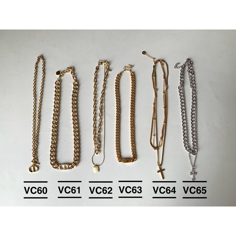 Vòng cổ xích, vòng nhiều tầng cá tính chất liệu không han rỉ