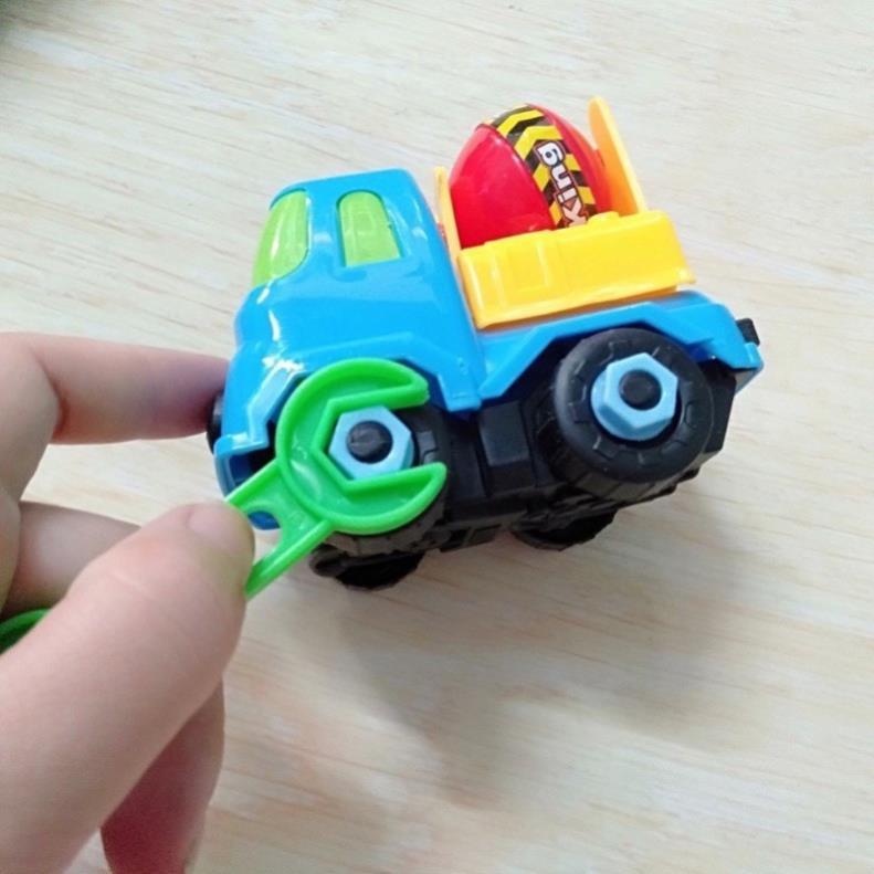 ⚡️[KHO Sỉ - RẺ VÔ ĐỊCH] [RẺ VÔ ĐỊCH] [Đồ Chơi Lắp Ráp] Set 6 xe công trình, xe cứu hỏa tặng kèm bộ tovit Tháo LẮp dễ dàn