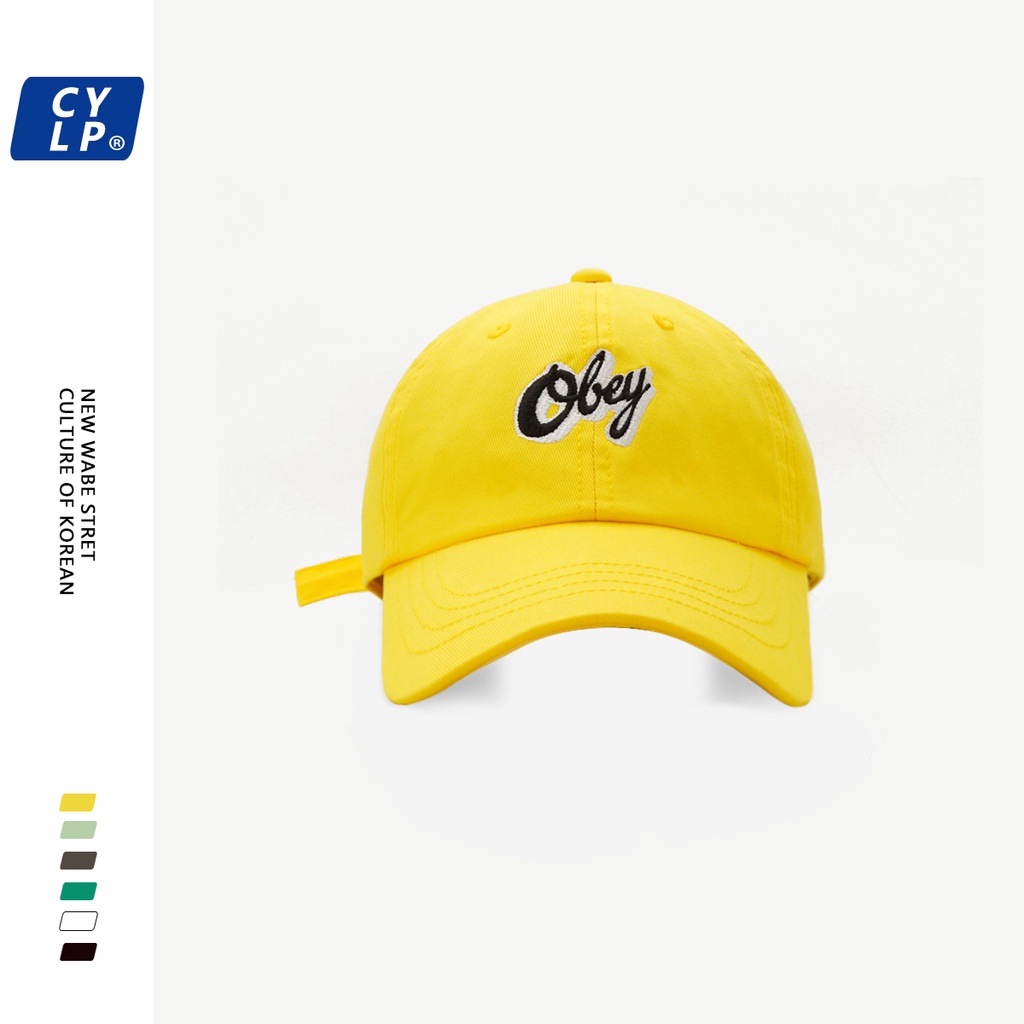 Mũ Lưỡi Trai Mềm Mại Thêu Chữ Phong Cách Hàn Quốc Cho Nam Và Nữ