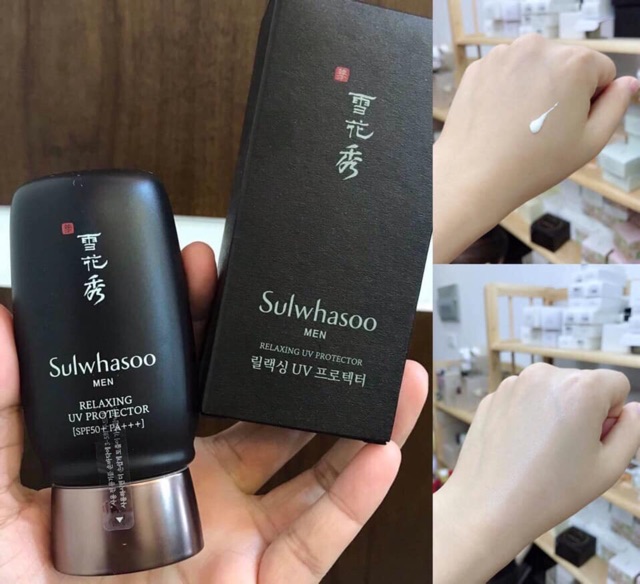 KEM CHỐNG NẮNG SULWHASOO Men Relaxing UV Protector DÀNH CHO NAM