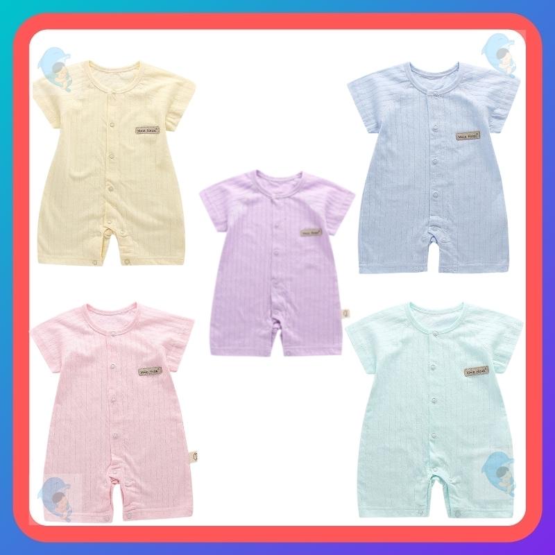 Bộ bodysuit body đùi liền thân đáng yêu nhiều màu sắc cho bé trai bé gái sơ sinh 100% cotton cao cấp xuất Nhật