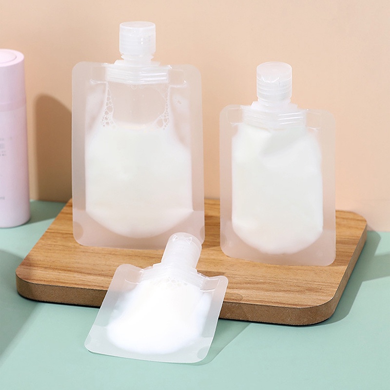 Túi Nhựa Rỗng Có Nắp Đứng Đựng Dung Dịch Rửa Tay 30/50/100ml