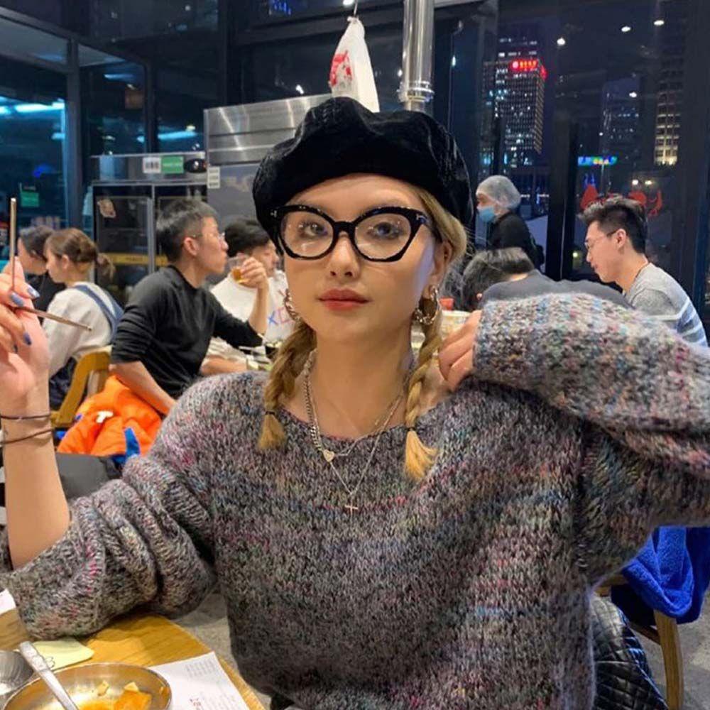 Kính Đọc Sách Gọng Tròn Bằng Nhựa Trong Suốt Dành Cho Nam Nữ