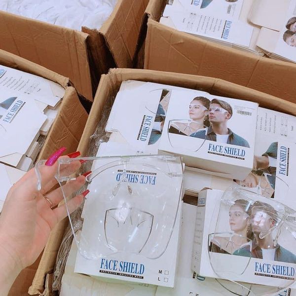 MẮT KÍNH BẢO HỘ THỜI TRANG NAM/NỮ 2021 Mặt Nạ Tấm Chắn Toàn Mặt Bằng Nhựa Acrylic Kính Bảo Vệ Mặt Kính Bảo Vệ Trong Suốt | BigBuy360 - bigbuy360.vn