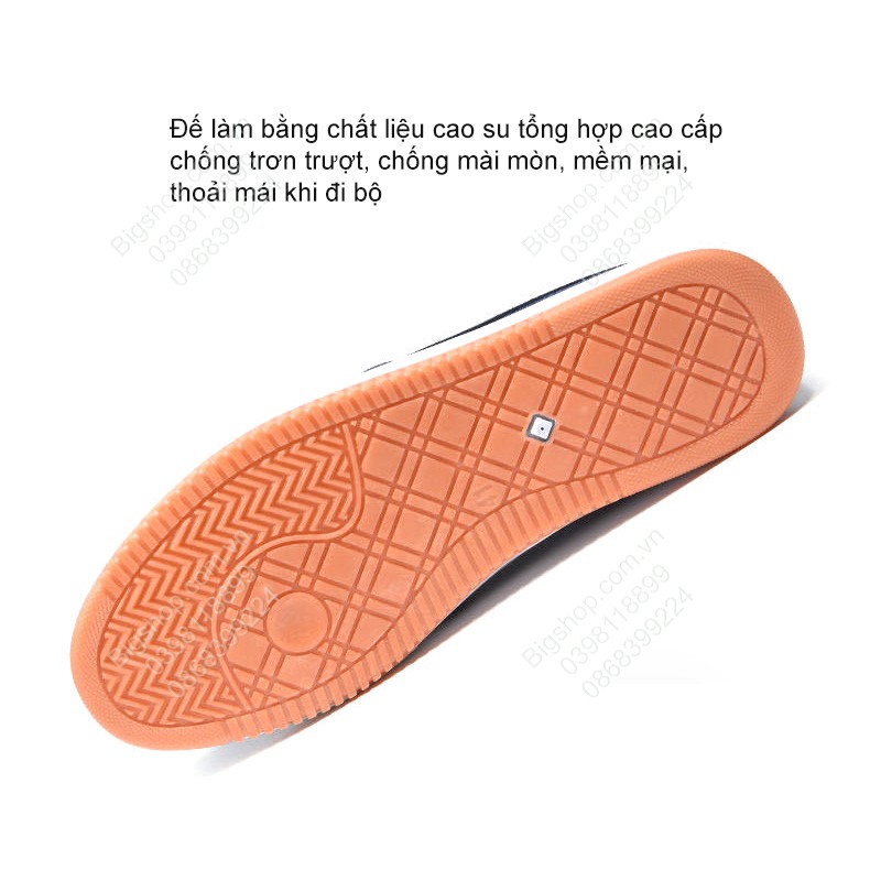 Giày lười vải nam mẫu mới, cao cấp, vải canvas êm thoáng khí và rất bền | BigBuy360 - bigbuy360.vn