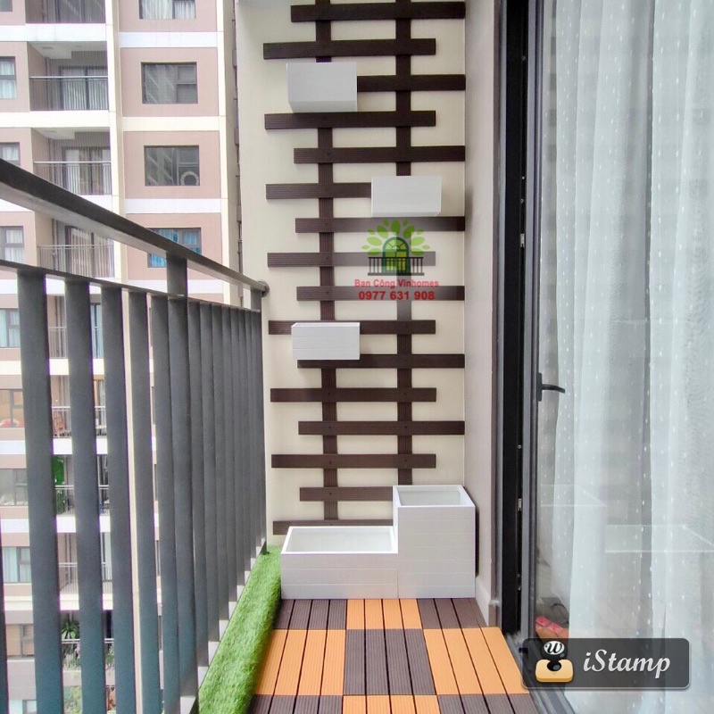 CHẬU NHỰA VUÔNG TRỒNG CÂY COMPOSITE SIÊU BỀN, ĐẸP MÀU TRẮNG